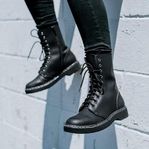 Black 10-Eye Gibson Boot